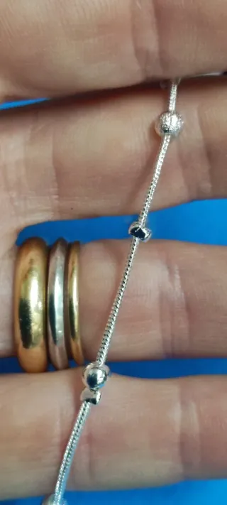 Bracciale Pandora IMITAZIONE Argento con Perline