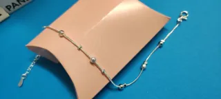 Bracciale Pandora IMITAZIONE Argento con Perline