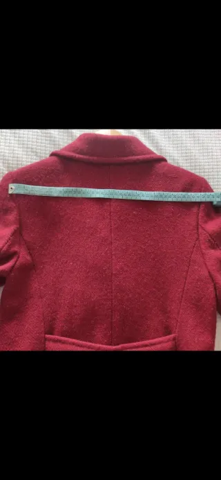 Chaquetón Granate Benetton Talla M/L como 42