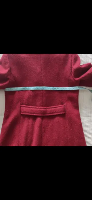 Chaquetón Granate Benetton Talla M/L como 42