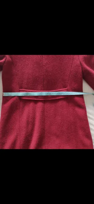 Chaquetón Granate Benetton Talla M/L como 42