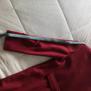 Chaquetón Granate Benetton Talla M/L como 42