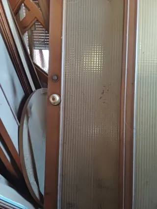 Puerta de portal de madera 2.10x1.05