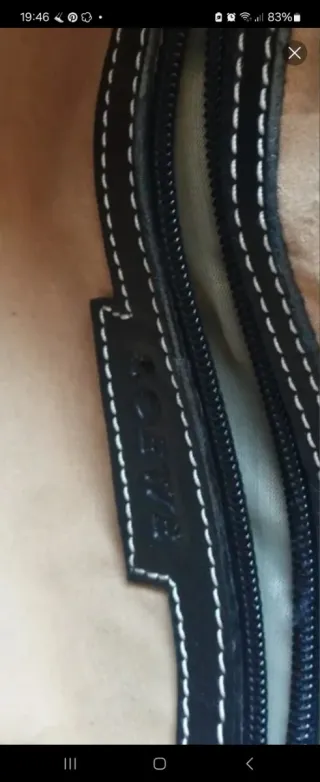 Bolso  tipo Loewe Negro Vintage