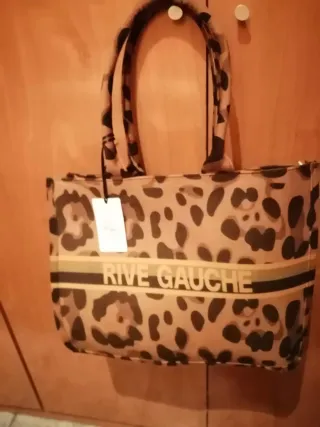 Bolso estampado animal Rive Gauche
