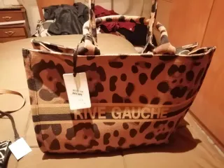 Bolso estampado animal Rive Gauche