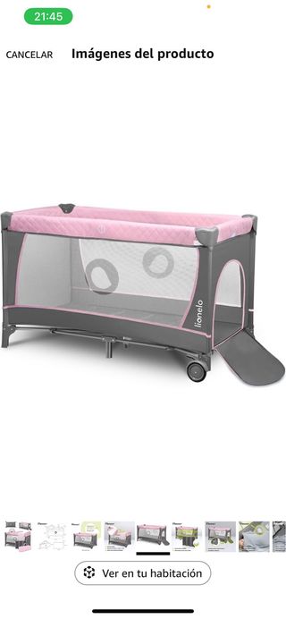 Cuna de viaje plegable
