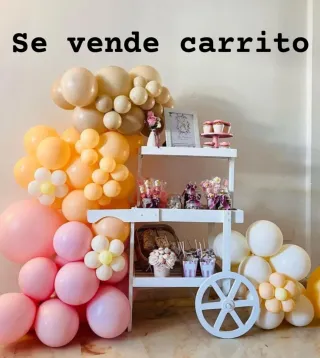 Carrito de chuches para eventos