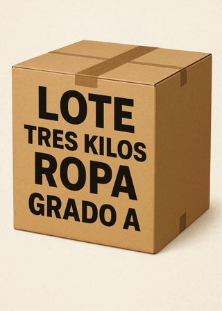 Lote de ropa 3 kilos Carlos