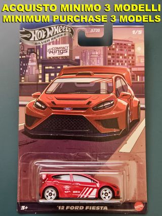 Hot Wheels '12 Ford Fiesta Silver Series