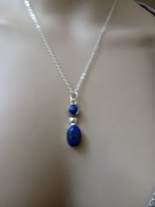 Collana con lapislazzuli naturale