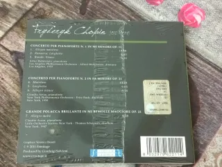 CD Chopin ; Artur Rubinstein Claudio Arrau