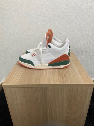 Nike Air Jordan Retro Verde Naranja Blanco