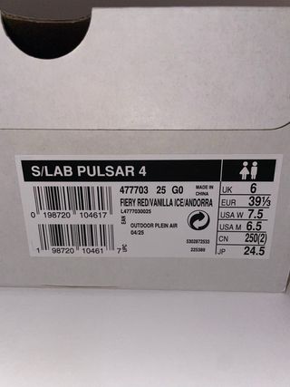 Salomon S/LAB Pulsar 4 Zapatillas Running