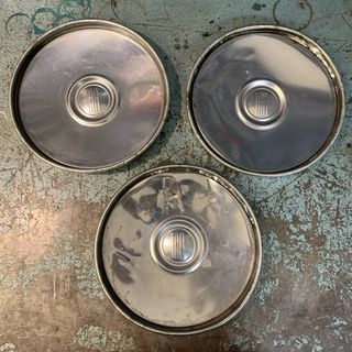 3 Borchie Ruota Fiat Auto d'Epoca