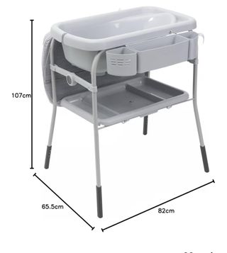 Cambiador con bañera para bebé