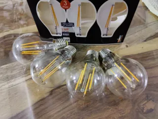 Lampadine LED Filamento E27 - 4 pezzi