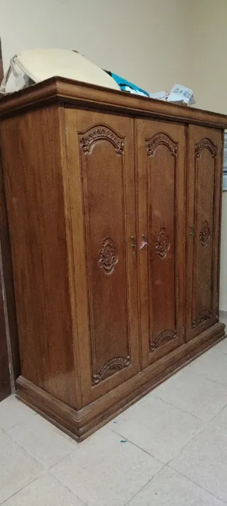 Armario Teca 3 Puertas