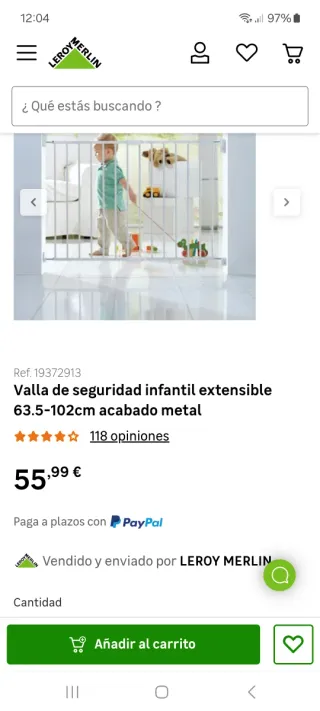 Barrera de seguridad para bebés Munchkin