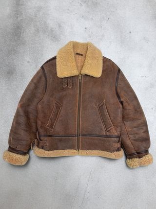 Bomber Aviador Type B3 Piel Oveja Redskins talla L