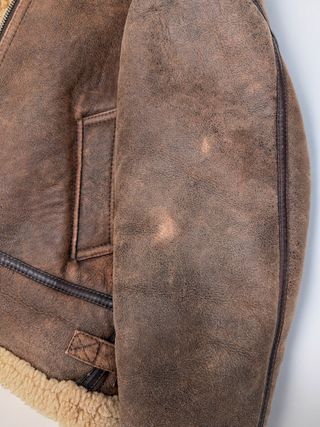 Bomber Aviador Type B3 Piel Oveja Redskins talla L