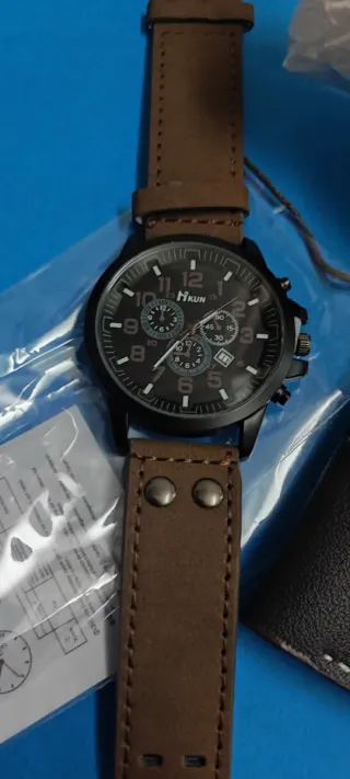 Set uomo orologio e portafoglio