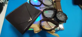 Set uomo orologio e portafoglio