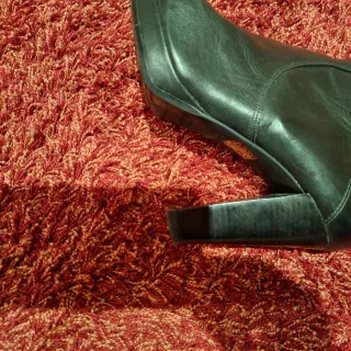 Botas de piel negras altas