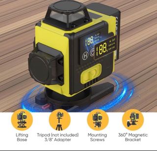 Nivel Láser 360° Autonivelante (Con Trípode)