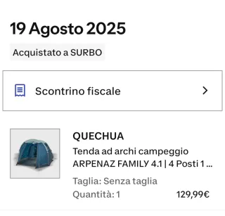 Tenda Quechua Arpenaz Family 4.1