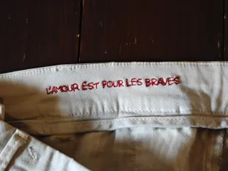 Pantaloni Maison Clochard Beige Taglia 30