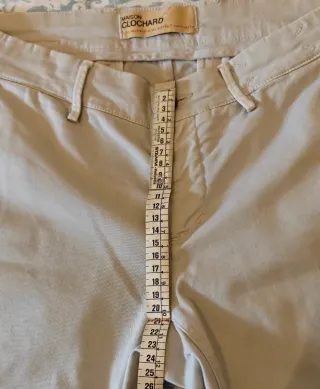 Pantaloni Maison Clochard Beige Taglia 30