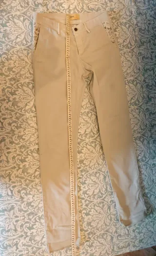 Pantaloni Maison Clochard Beige Taglia 30