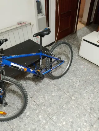 Bicicleta Decathlon Azul