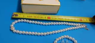 Set gioielli perle e strass