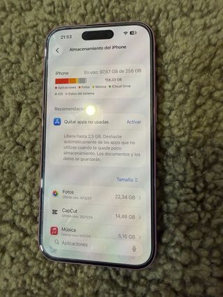 iPhone 16 256GB Rosa/Morado