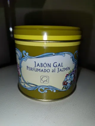 Jabón Gal Jazmín Perfumado Lata Vintage
