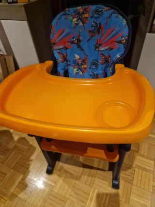 Trona Jane azul y naranja