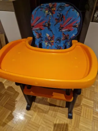 Trona Jane azul y naranja