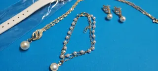 Set gioielli oro e perle