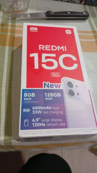 Vendo Xiaomi Redmi 15C 128GB 2 en negro y 1 verde