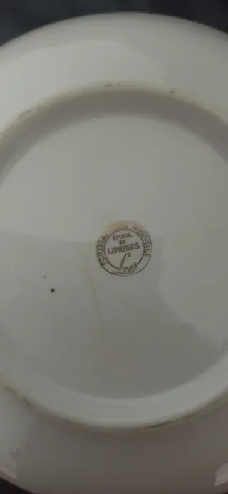 Set Limoges Salsera y Legumbrera Porcelana