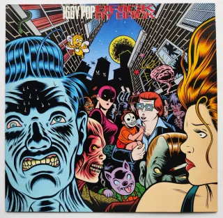 LP 1990 🇪🇺 IGGY POP - BRICK BY BRICK