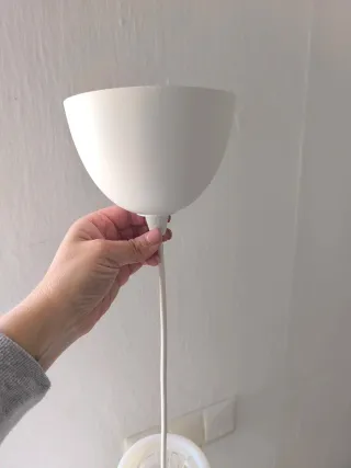 Lámpara colgante blanca