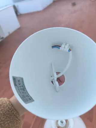 Lámpara colgante blanca