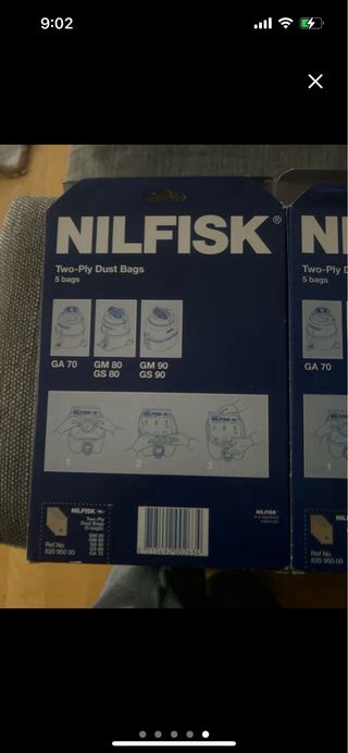 Bolsas de aspiradora Nilfisk (5 unidades)