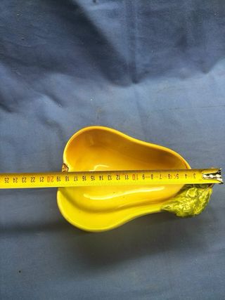 Taça Pera Amarela Cerâmica