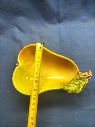 Taça Pera Amarela Cerâmica