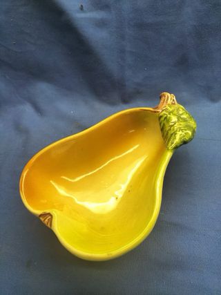 Taça Pera Amarela Cerâmica