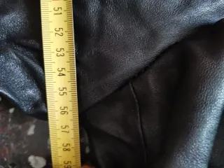 Trench in pelle vintage con imbottitura